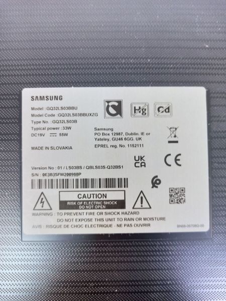 Телевизор 32 Samsung GQ32LS03BBU Full HD Smart TV 000041959 фото