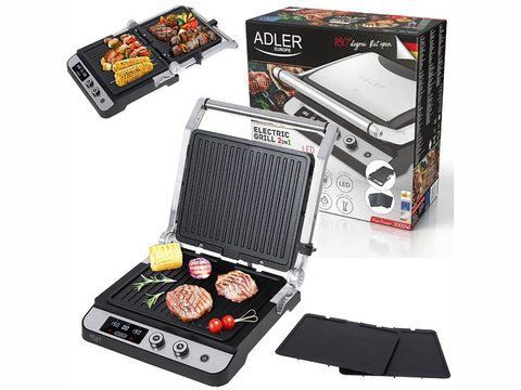 Контакт гриль 2в1 Adler AD 3059 3000w 000038459 фото