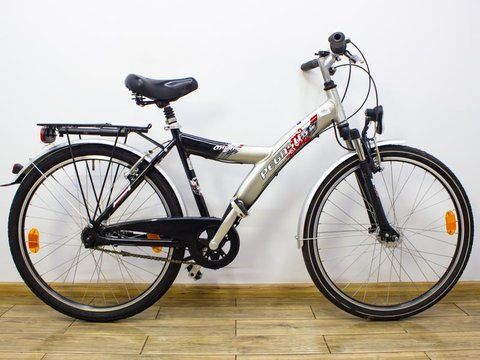 Велосипед 26 Pegasus Milano гірський чорно-сірий алюміній 000021146 фото