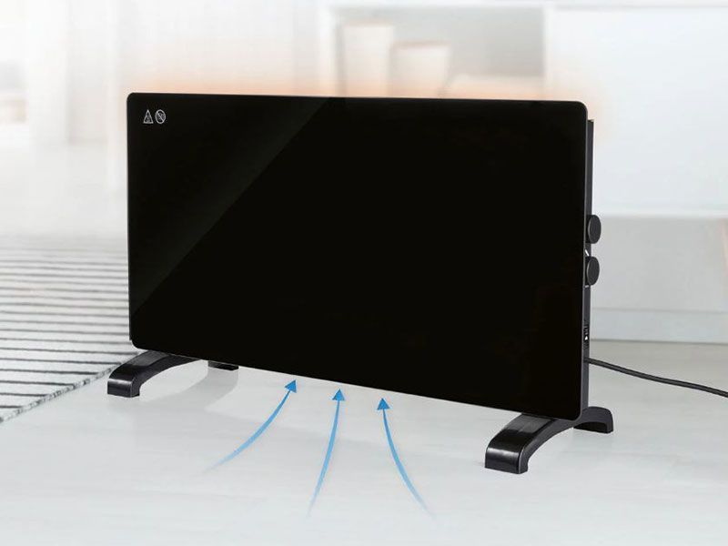 Обогреватель электрический SilverCrest SGH 2000 A1 2000w Black 000042826 фото