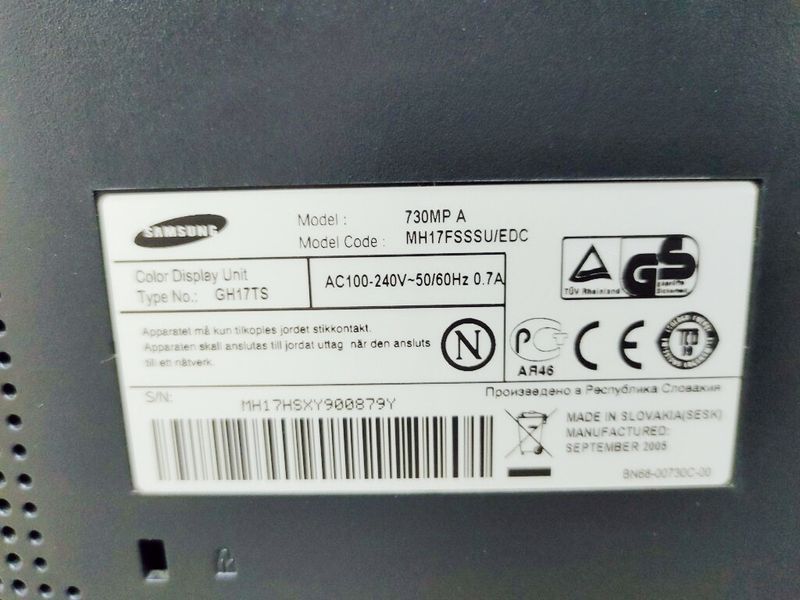 Телевизор монитор 2в1 17 Samsung 730MP LCD Full HD 000041883 фото