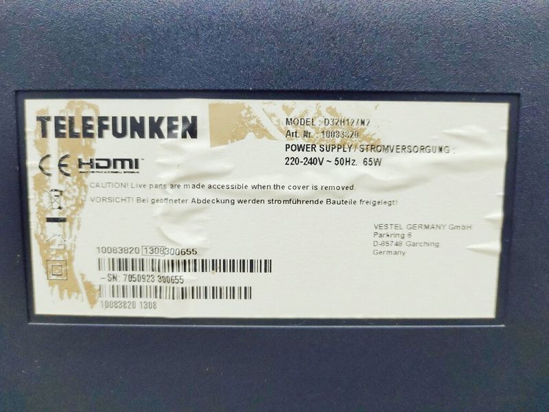 Телевизор 32 Telefunken D32H127N2 LED HD 000041873 фото