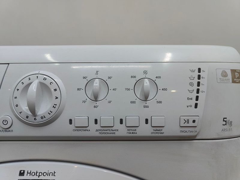 Пральна машина Ariston ARSL85 1850W 5кг sn 2008 000052578 фото