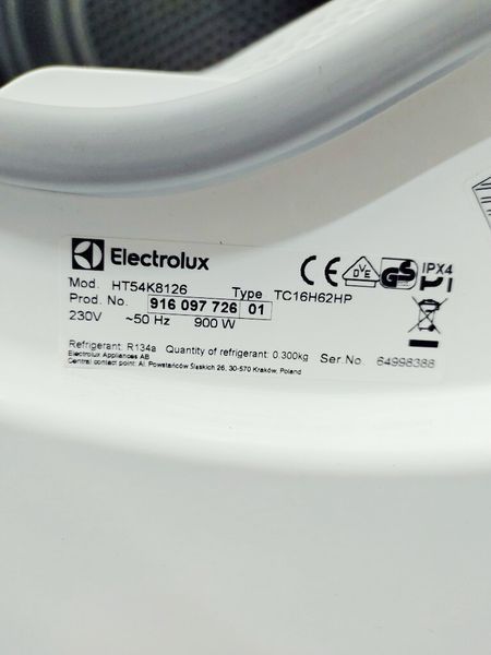 Сушильна машина Electrolux HT54K8126 900w 8 кг sn 64998388_п 6 н 242 000042521 фото