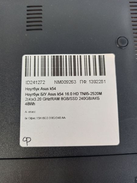 Ноутбук Asus K54 000041431 фото