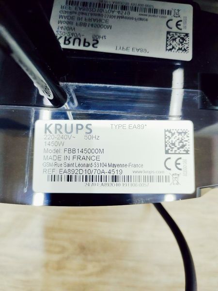 Кофемашина Krups Quattro Force FBB145000M 000031830 фото
