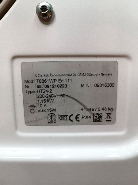 Сушильная машина Premium T 8861 WP 6кг sn 55091210223 000051310 фото