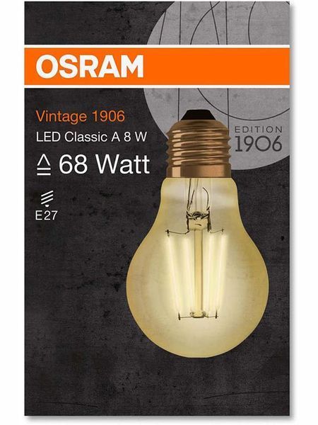Лампа світлодіодна Osram 1906 Edison DIM новий LPNHE434651229 12е 000022282 фото