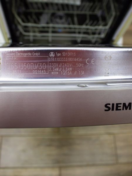 Посудомийна машина Siemens SF65T350EU 30 2500w 8 персон sn 8611 001645 000029066 фото