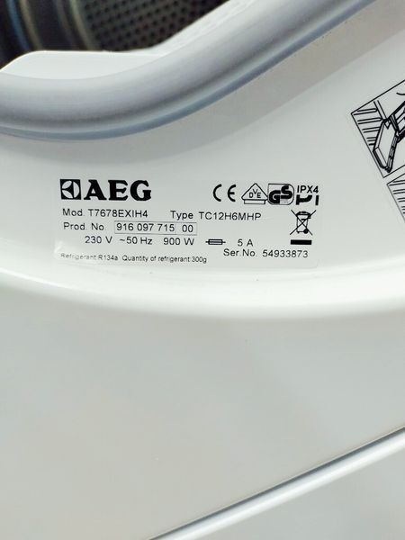 Сушильная машина AEG T7678EXIH4 000036409 фото