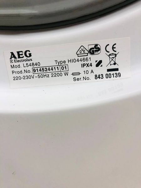 Стиральная машина AEG L54840 000041780 фото