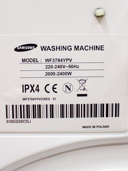 Стиральная машина Samsung WF3784YPV 000031817 фото