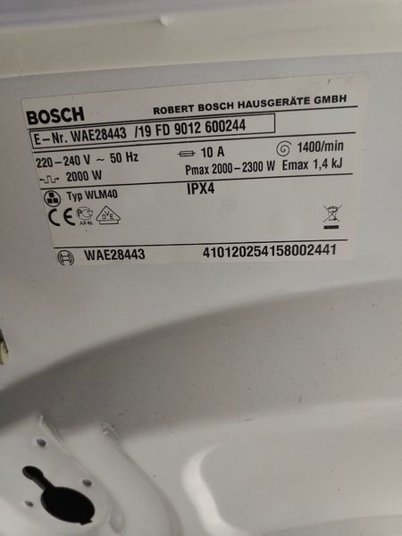 Стиральная машина Bosch WAE28443 2300W 7кг sn 9408600623 000050432 фото