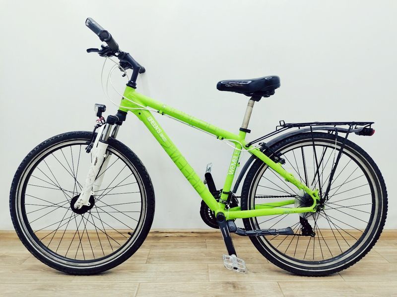 Велосипед 26 Greens Bikes Wembley гірський зелений алюм 000043001 фото