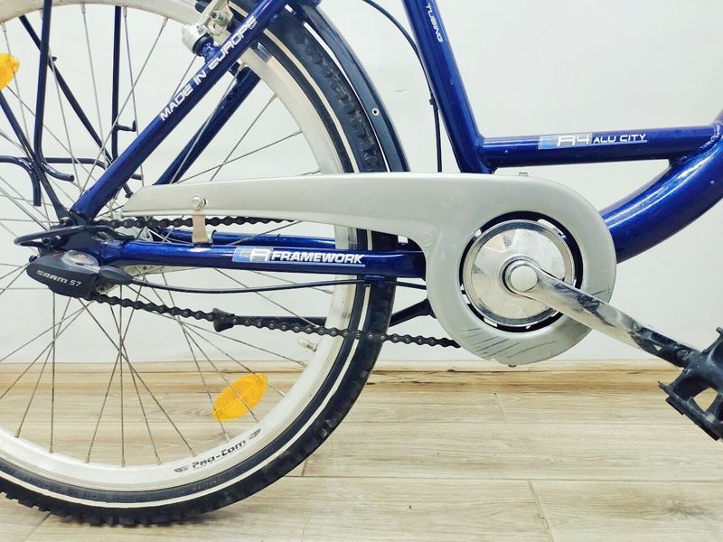 Велосипед 26 FrameWork Bicycles дамка синій алюм 000044220 фото