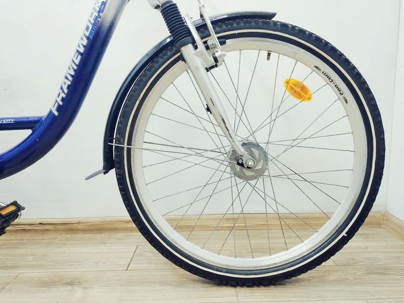 Велосипед 26 FrameWork Bicycles дамка синій алюм 000044220 фото