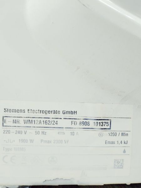 Стиральная машина Siemens WM12A162 24 000037117 фото