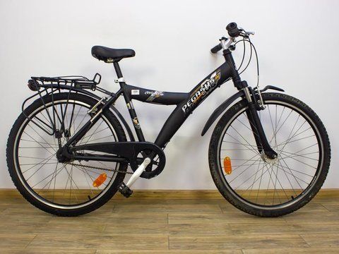 Велосипед 26 Pegasus Milano гірський чорний алюміній 000021102 фото