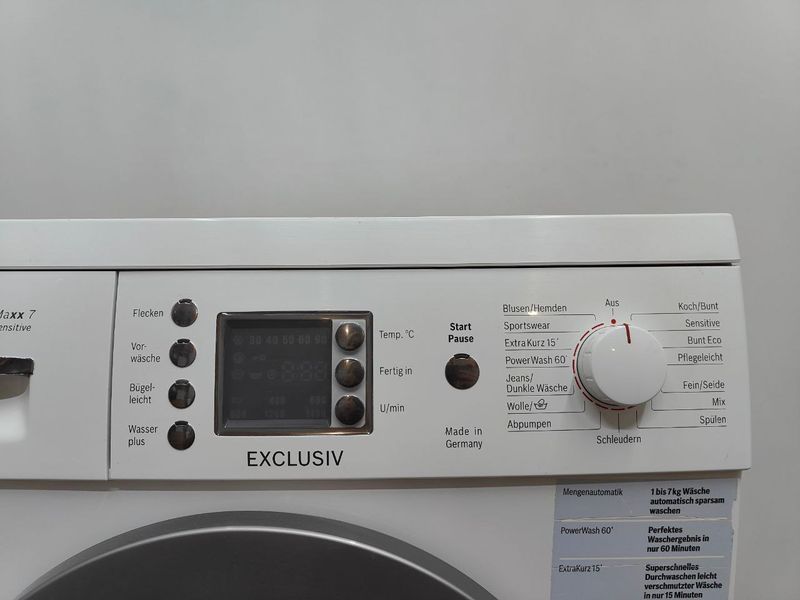 Стиральная машина Bosch Maxx 7 Sensitive WAE28492 2300W 7 кг sn 8909 701228 000052268 фото