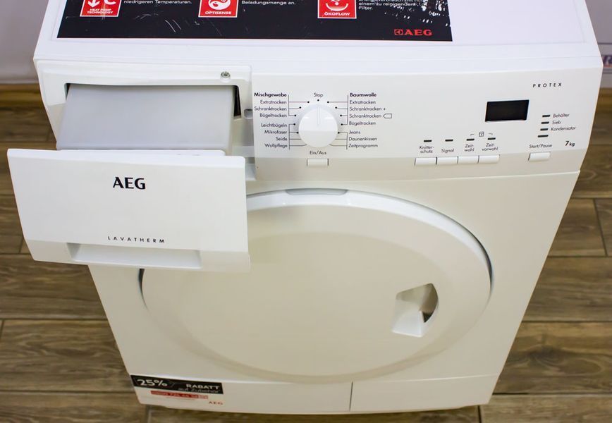 Сушильний автомат AEG T67A+ 950W 7 кг sn 70329127 000017019 фото