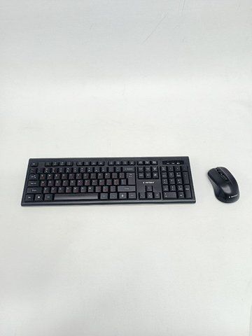 Комплект клавиатура и мышь беспроводной USB Gembird KBS WM 03 UA Black 000046231 фото
