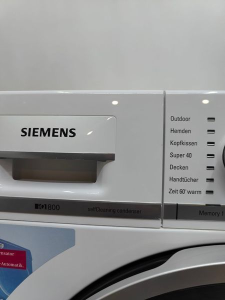 Сушильна машина Siemens IQ 800 WT46Y701 04 8 кг 1000W sn 9208 200018 000052360 фото