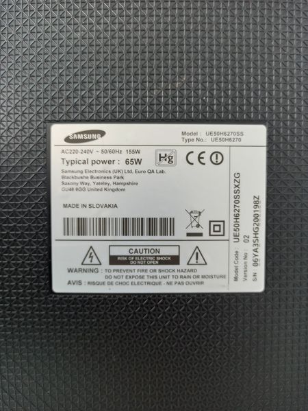 Телевизор 50 Samsung UE50H6270SS Full HD Smart TV 000041419 фото