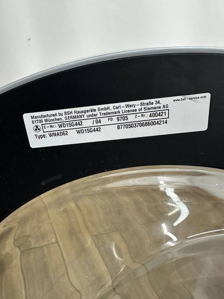 Стирально сушильная машина Siemens iQ500 WD15G442 04 2300W 8+5кг sn 9705400421 000055083 фото