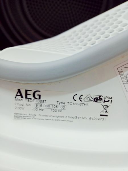 Сушильная машина AEG 8000 Series T8DE76687 000042692 фото