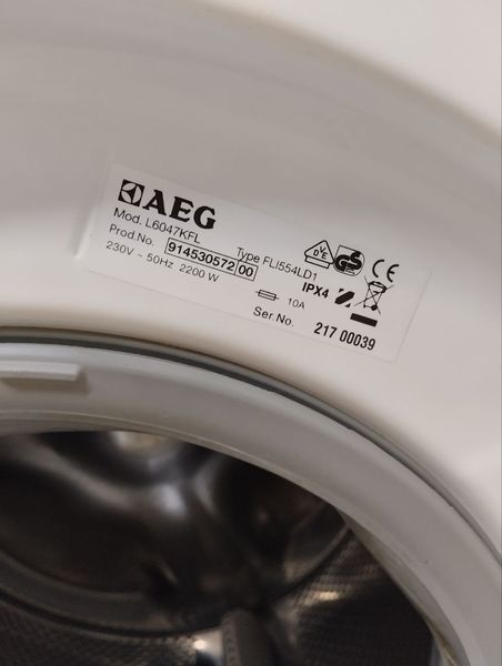 Стиральная машина Aeg L6047KFL 2209w sn 21700039 000046265 фото