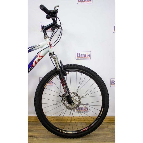 Велосипед 26 Torrek TK mount 07 mountain mx двухподвес синебелый с черным хром диск тормоз 000005677 фото