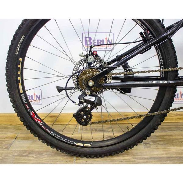 Велосипед 26 Torrek TK mount 07 mountain mx двухподвес синебелый с черным хром диск тормоз 000005677 фото