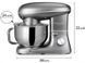 Міксер планетарний тістоміс Mozano AGD ROB 01 2300w Silver 000041187 фото 2