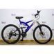 Велосипед 26 Torrek TK mount 07 mountain mx двухподвес синебелый с черным хром диск тормоз 000005677 фото 1