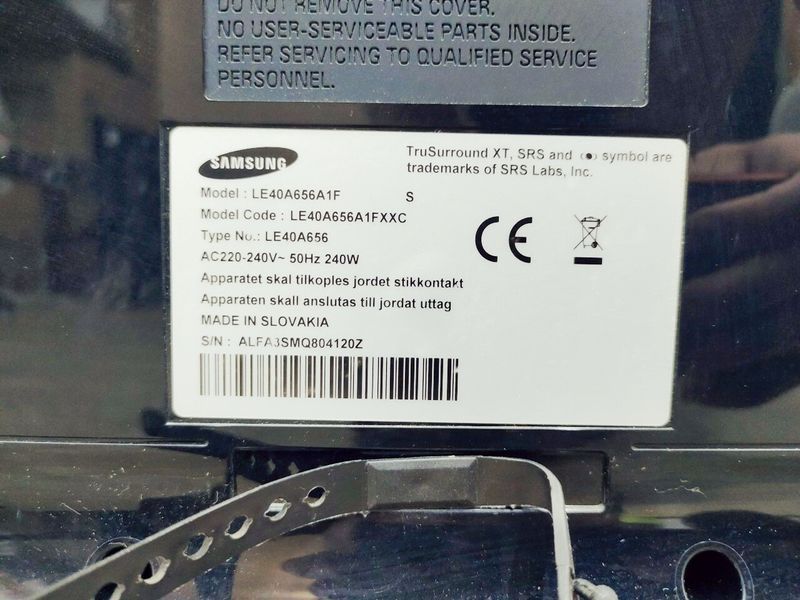 Телевизор 40 Samsung LE40A656A1F Full HD 000045289 фото