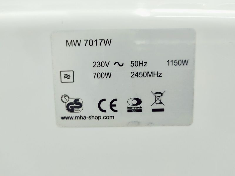 Микроволновая печь Severin MW 7017W 000037377 фото