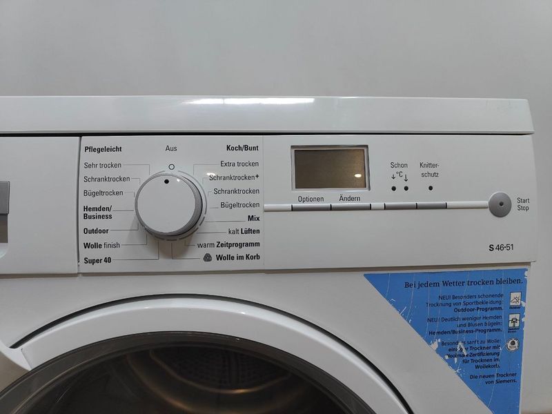 Сушильная машина Siemens WT46S512 2500W 8кг sn 8708200003 000050715 фото