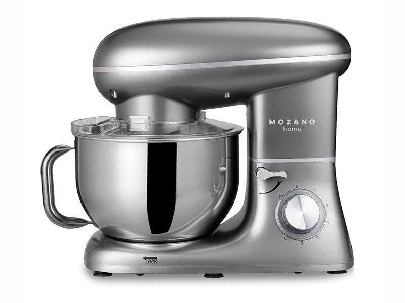 Міксер планетарний тістоміс Mozano AGD ROB 01 2300w Silver 000041187 фото