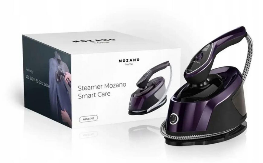 Відпарювач Mozano Smart Care AGD ST 02 fiolet 2500W 000048585 фото