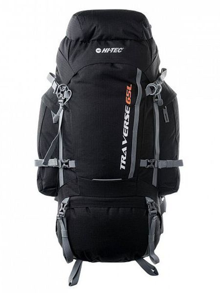 Рюкзак туристичний Hi Tec Traverse 65L чорний 000029122 фото