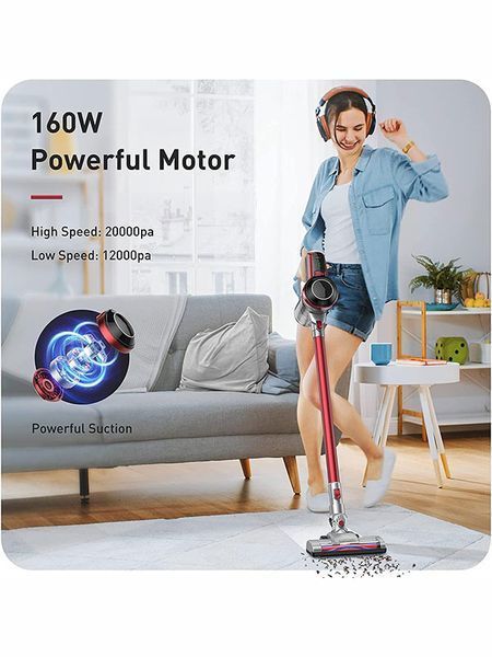 Пилосос вертикальний 4в1 Hosome Cordless Vacuum Cleaner H20 160w 2200 mAh 000041813 фото