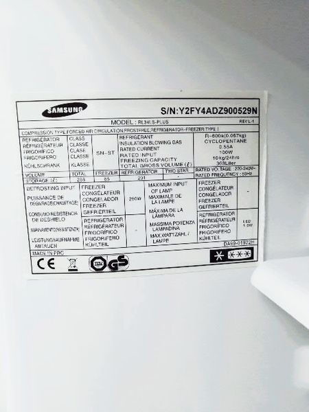 Холодильник двухкамерный Samsung RL34LS Plus 000035007 фото