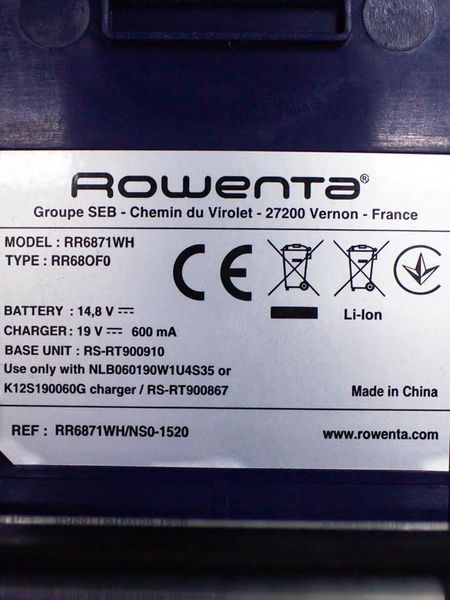 Пилосос робот Rowenta RR6871WH LPNHE523968135 306ф 000026427 фото