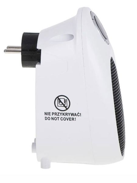 Тепловентилятор керамічний міні Adler AD 7749 1500w White 000045891 фото