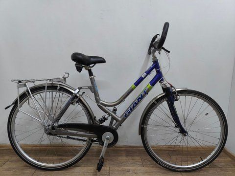 Велосипед 28 Giant Zeg Comfort дамка серо синий алюм 000050872 фото