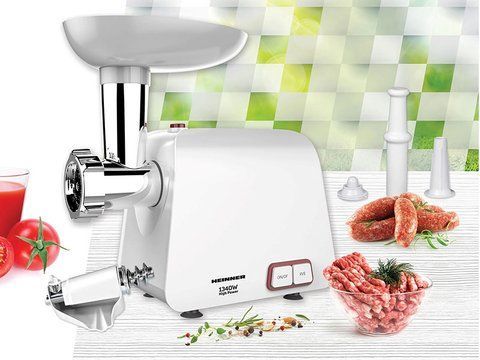 Мясорубка Heinner Pearl 1340 MG 1340WH 1340w White 000044768 фото