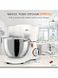 Міксер планетарний тістоміс Zurio SM 1550X 1500w 8л White 000041116 фото 2