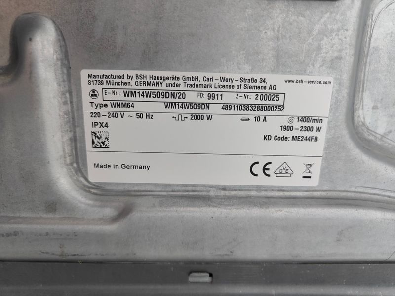 Стиральная машина AEG Lavamat L68470FL 2200W 7кг sn 54100153 000053849 фото