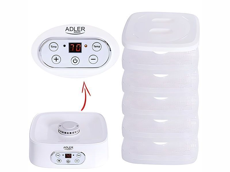 Сушка для овощей и фруктов Adler AD 6658 550w 000041148 фото