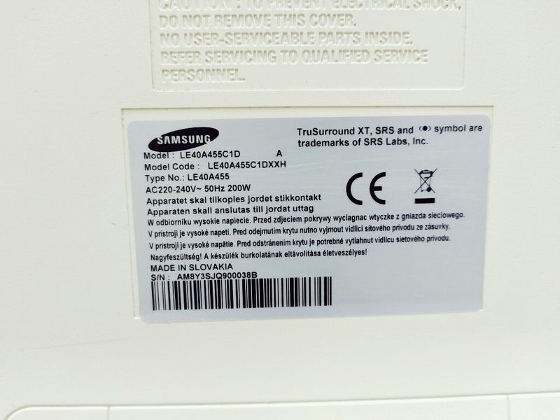Телевизор 40 Samsung LE40A455C1D LCD HD 000038096 фото